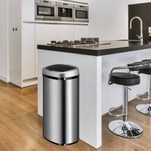 Automatický odpadkový kôš 50 l s pohybovým senzorom, nerez
