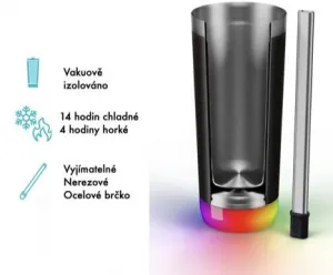HidrateSpark Pro Tumbler – Chytrá termoska, 592 ml, čierna HI-SS20TB-02G