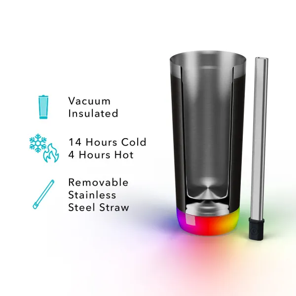 HidrateSpark Pro Tumbler – Chytrá termoska, 592 ml, čierna HI-SS20TB-02G