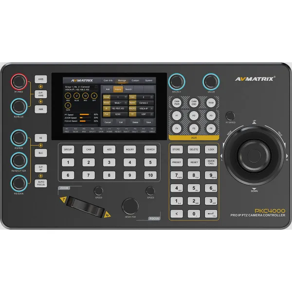 AVMATRIX Ovládač kamery PTZ s dotykovou obrazovkou PKC4000