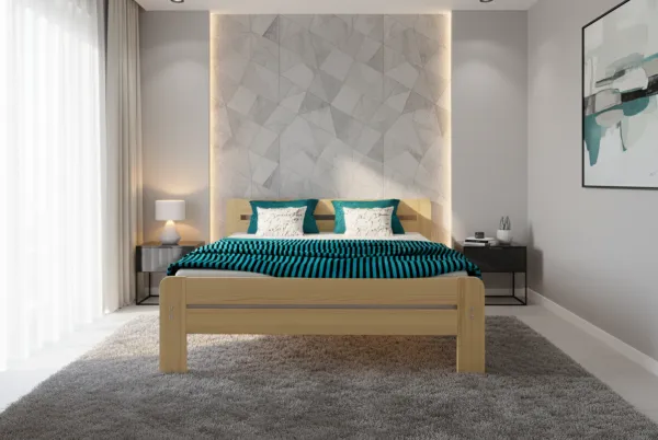 BMS Manželská posteľ DALLAS | 140 x 200 cm Farba: Borovica