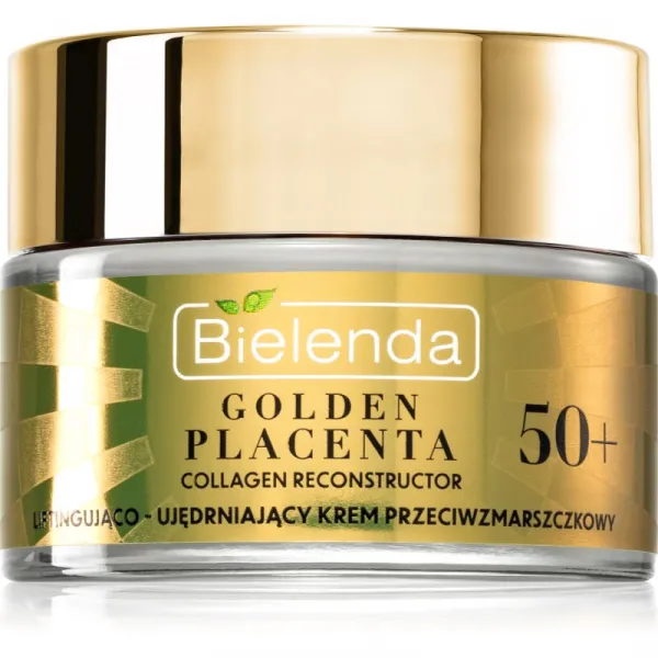 Bielenda Golden Placenta Collagen Reconstructor liftingový spevňujúci krém 50+ 50 ml