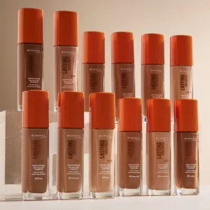 Rimmel Lasting Radiance rozjasňujúci make-up SPF 25 odtieň 100 Ivory 30 ml