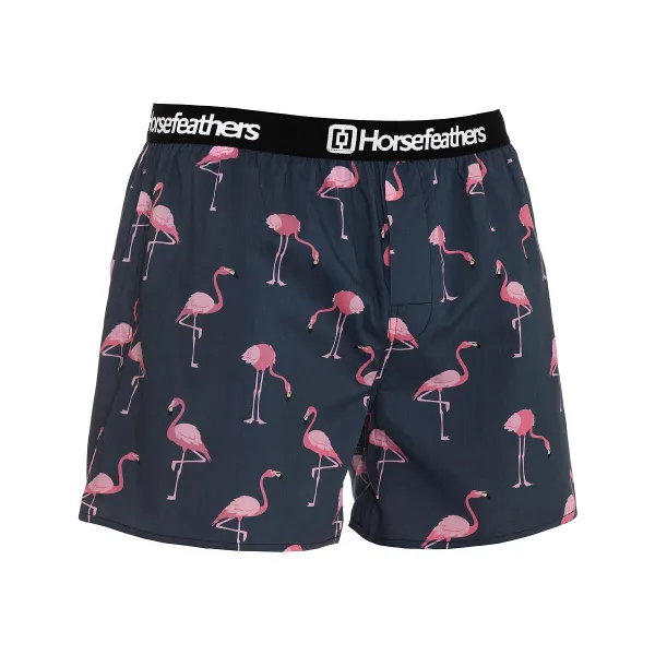 HORSEFEATHERS Boxerky Frazier 5Pack - bundle 2 BLACK velikost M