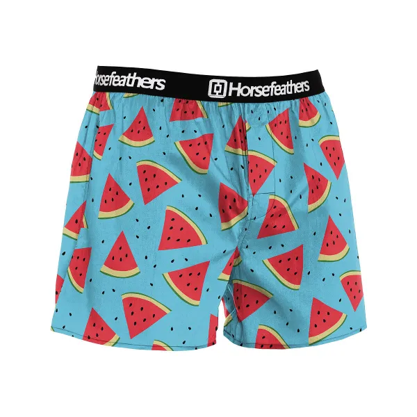 HORSEFEATHERS Boxerky Frazier 5Pack - bundle 2 BLACK velikost M