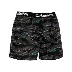 HORSEFEATHERS Boxerky Frazier 5Pack - bundle 2 BLACK velikost M