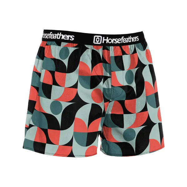 HORSEFEATHERS Boxerky Frazier 5Pack - bundle 3 BLACK velikost M