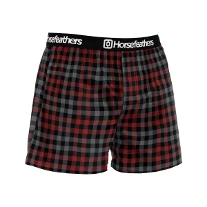 HORSEFEATHERS Boxerky Clay 3Pack - bundle 1 RED velikost M