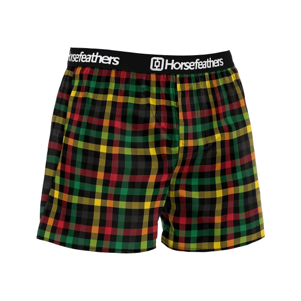 HORSEFEATHERS Boxerky Clay 5Pack - bundle 2 RED velikost S
