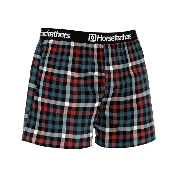 HORSEFEATHERS Boxerky Clay 5Pack - bundle 2 RED velikost S