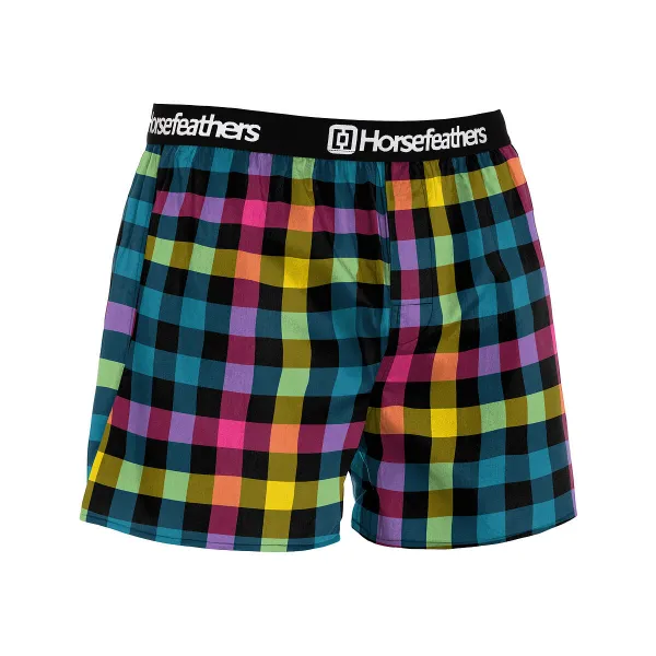 HORSEFEATHERS Boxerky Clay 3Pack - bundle 5 GREEN velikost M
