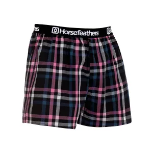 HORSEFEATHERS Boxerky Clay 5Pack - bundle 3 BLACK velikost M