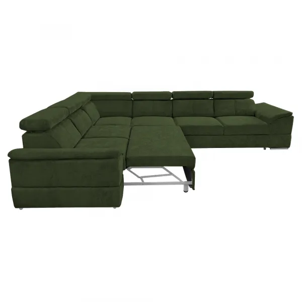 Sedacia súprava, tmavozelená látka Sereno, SEGORIA LUX