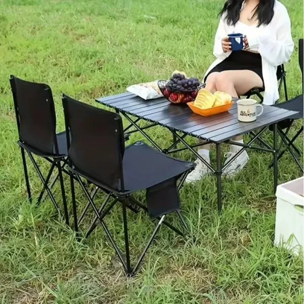 Skladaciarybárskastoličkaspraktickýmpuzdromčierna