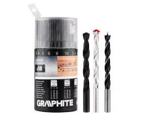 UniverzálnasadavrtákovGRAPHITE54T430–18ksprekov,drevoajtehlu