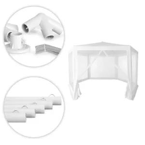 MultiGarden Zahradní párty stan Norah 2x2 m bílý