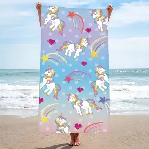 DetskáplážováosuškasjednorožcamiŠírka:100cm|Dĺžka:180cm