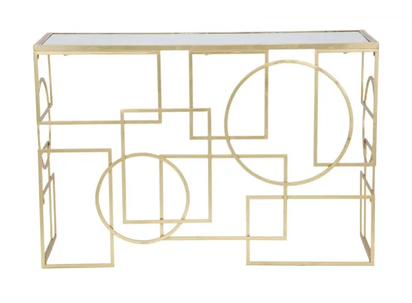 Mauro Ferretti Konzolový stolek Marie 120 cm zlatý
