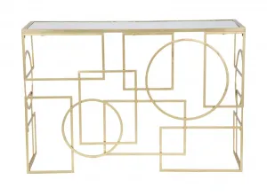 Mauro Ferretti Konzolový stolek Marie 120 cm zlatý
