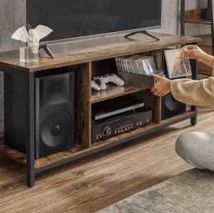 SONGMICS TV stolík Vasagle Pafo hnedý/čierny