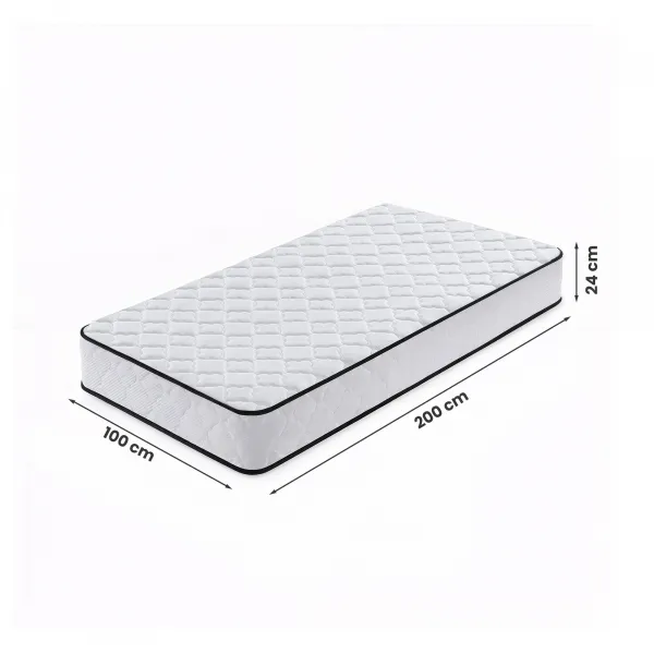 Ak furniture Taštičkový matrac Evan s chráničom 100x200