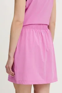 Sukňa Helly Hansen oranžová farba, mini, rovný strih