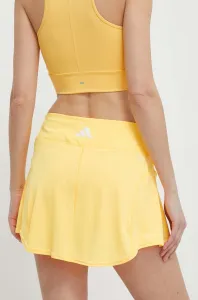 Športová sukňa adidas Performance oranžová farba, mini, rovný strih, IS7248