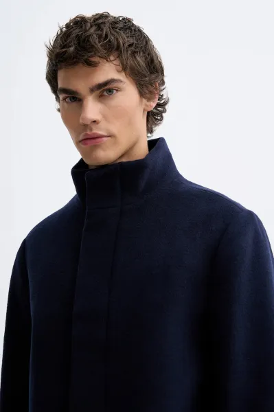Kabát s prímesou vlny Calvin Klein