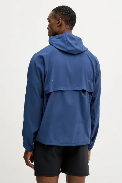 adidas RUN ESSENTIALS JACKET M Pánska športová bunda, tmavo modrá, veľkosť