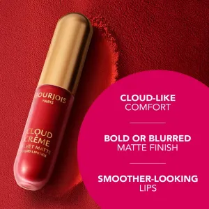 Bourjois Cloud Crème Velvet Matte ultra matujúci tekutý rúž odtieň 02 Cafe Crème 3.1 ml