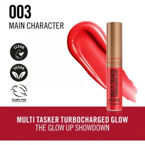 Rimmel Multi-Tasker Turbocharged Glow tekutý rozjasňovač odtieň 003 Main Character 10 ml