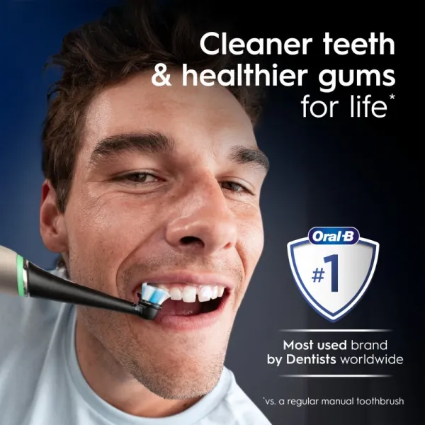 Oral-B iO10 elektrická zubná kefka Lunar Gold 1 ks