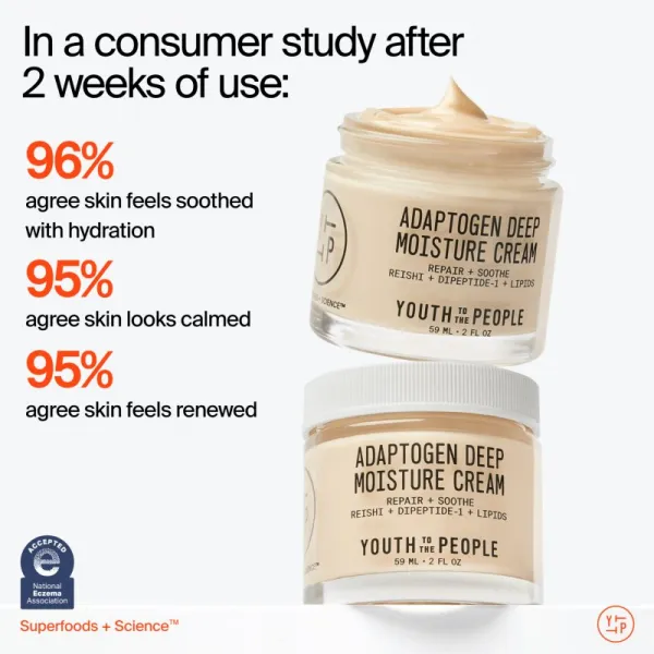 Youth To The People Adaptogen Deep Moisture Cream hydratačný krém 59 ml