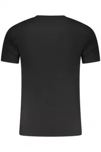 Čierne pánske tričko s výstrihom do V