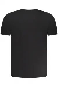 Čierne pánske tričko s krátkym rukávom