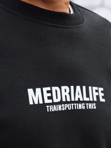 Čierna mikina Medrialife