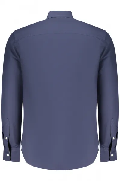 Pánska jednofarebná slim fit košeľa