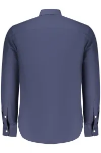 Pánska jednofarebná slim fit košeľa