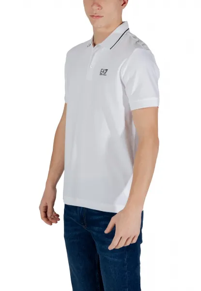 Biele pánske polo tričko EA7