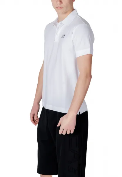 Biele pánske polo tričko EA7