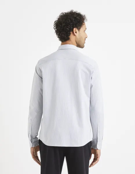 Celio Cotton Shirt Vactive slim - Men's