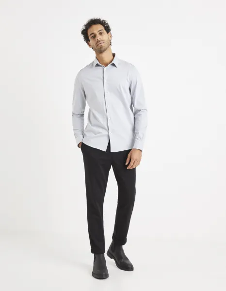 Celio Cotton Shirt Vactive slim - Men's