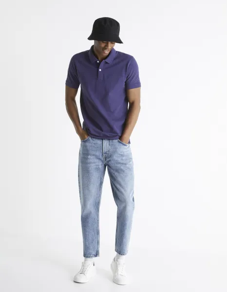 Celio Polo T-Shirt Teone Pique - Men's
