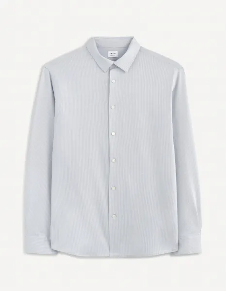 Celio Cotton Shirt Vactive slim - Men's