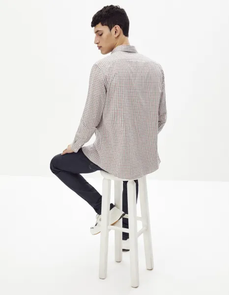Celio Plaid Shirt Rakaro - Men's