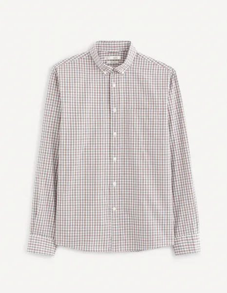 Celio Plaid Shirt Rakaro - Men's