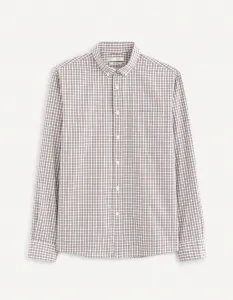 Celio Plaid Shirt Rakaro - Men's