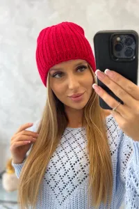 Dámska čiapka Rebeka K345 červená