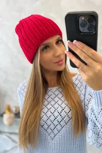 Dámska čiapka Rebeka K345 červená