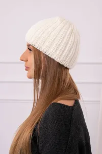 Dámska čiapka Rebeka K345 ecru